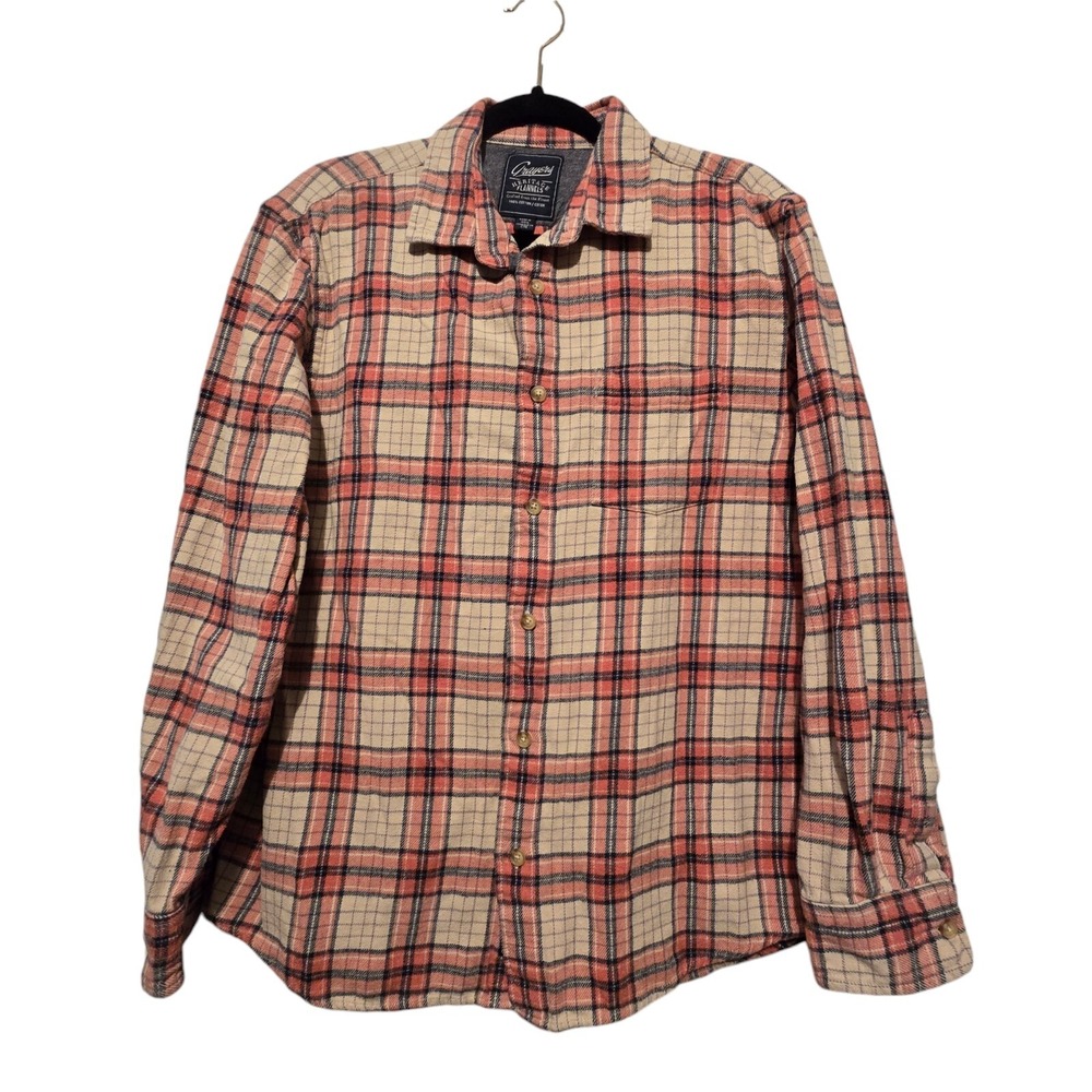 Grayers Heritage Plaid Flannel Shirt‎ Mens LG Cotton Midweight Western Cowboy